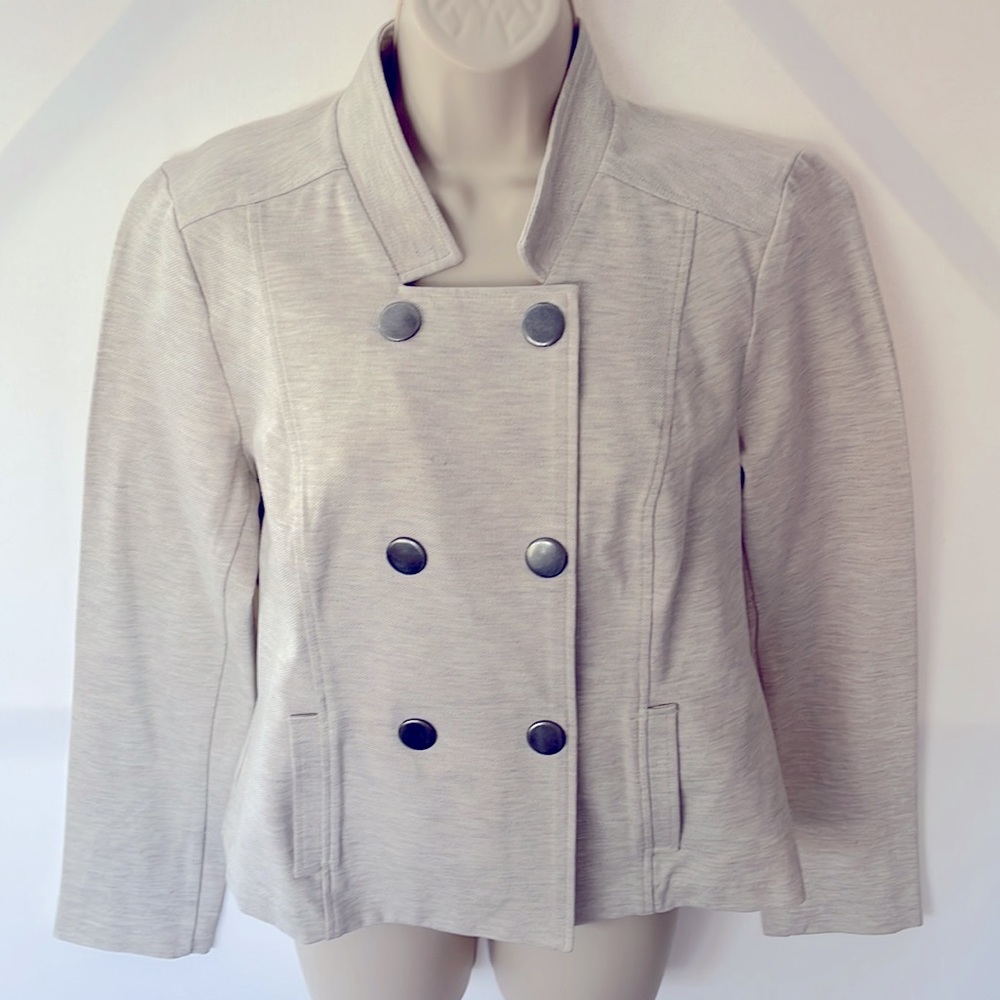 cabi | Oatmeal Charlie Double-Breasted Jacket - size M EUC